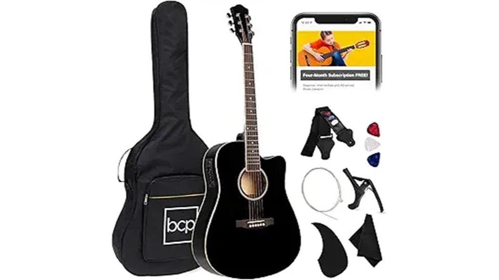 beginner electric acoustic guitar
