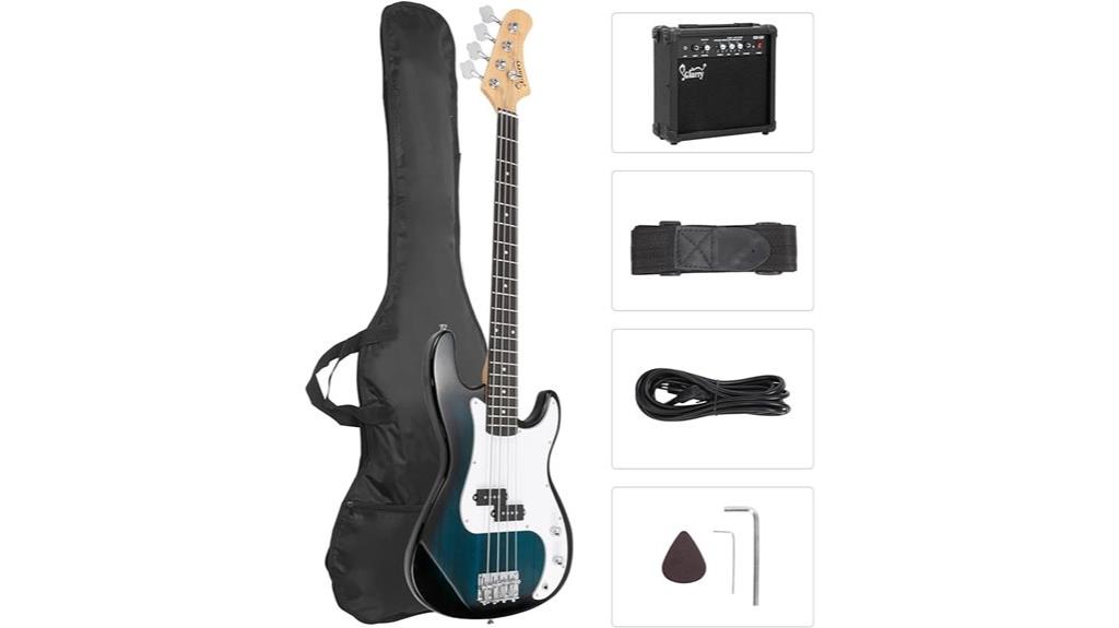 beginner electric bass kit