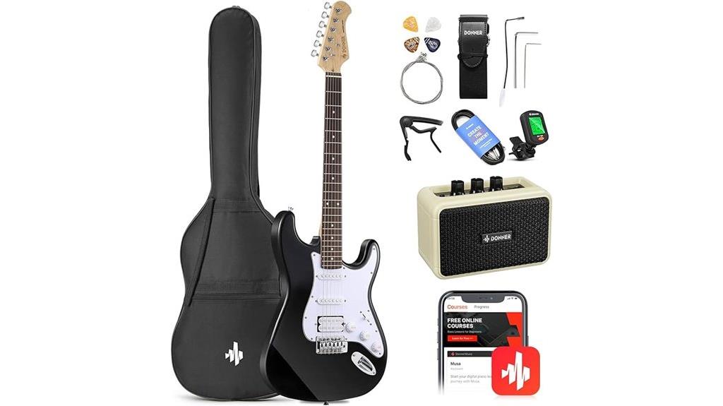 beginner electric guitar kit