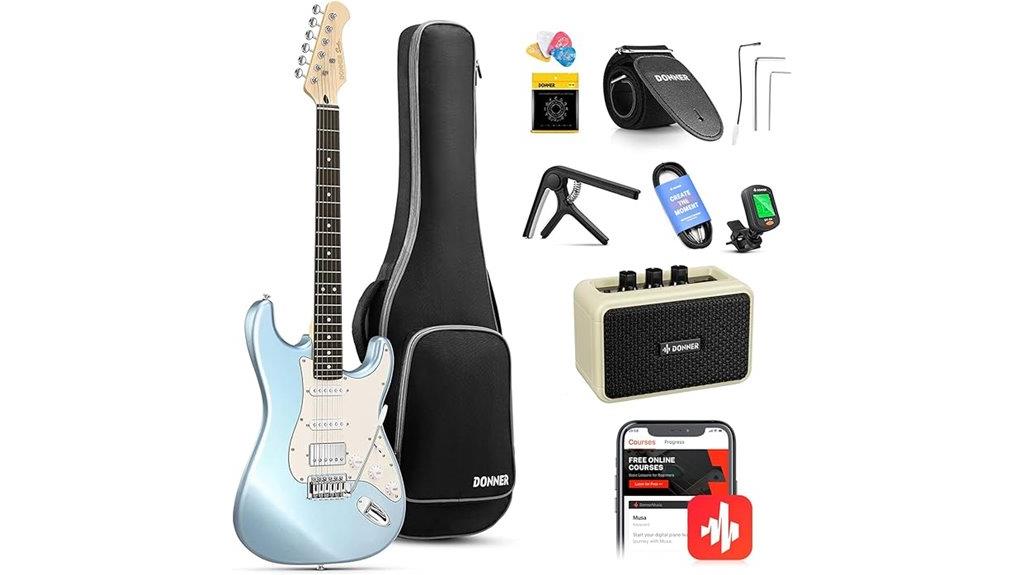 beginner electric guitar kit