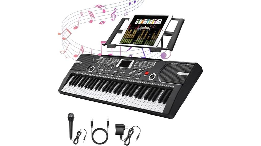 beginner electronic keyboard set