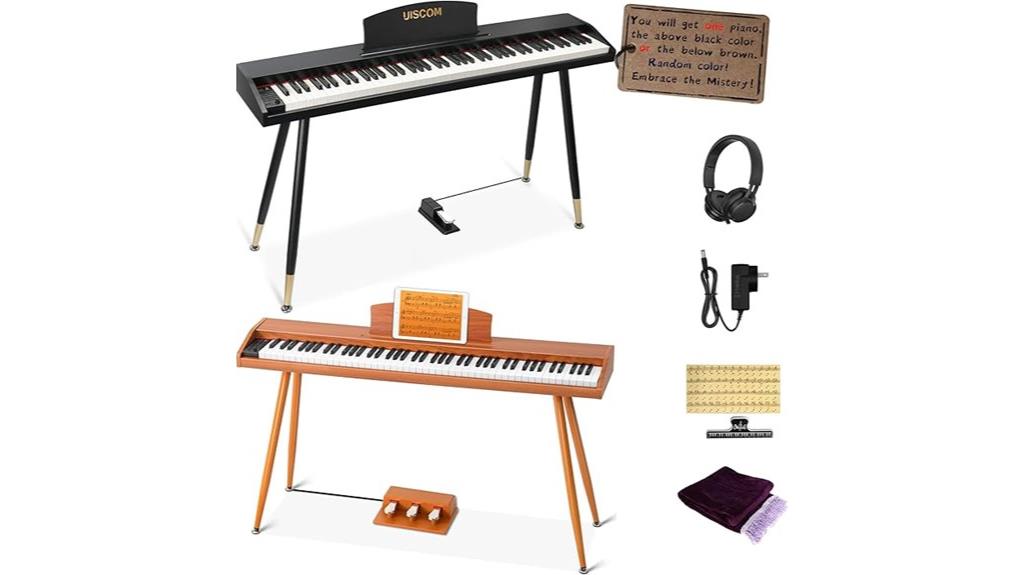 beginner friendly 88 key piano