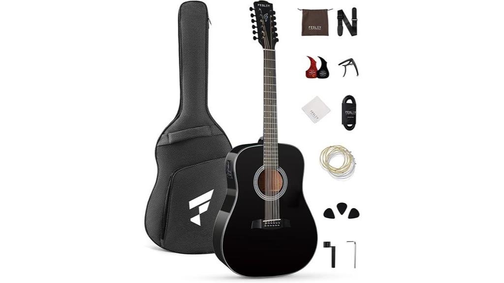 beginner friendly acoustic electric guitar