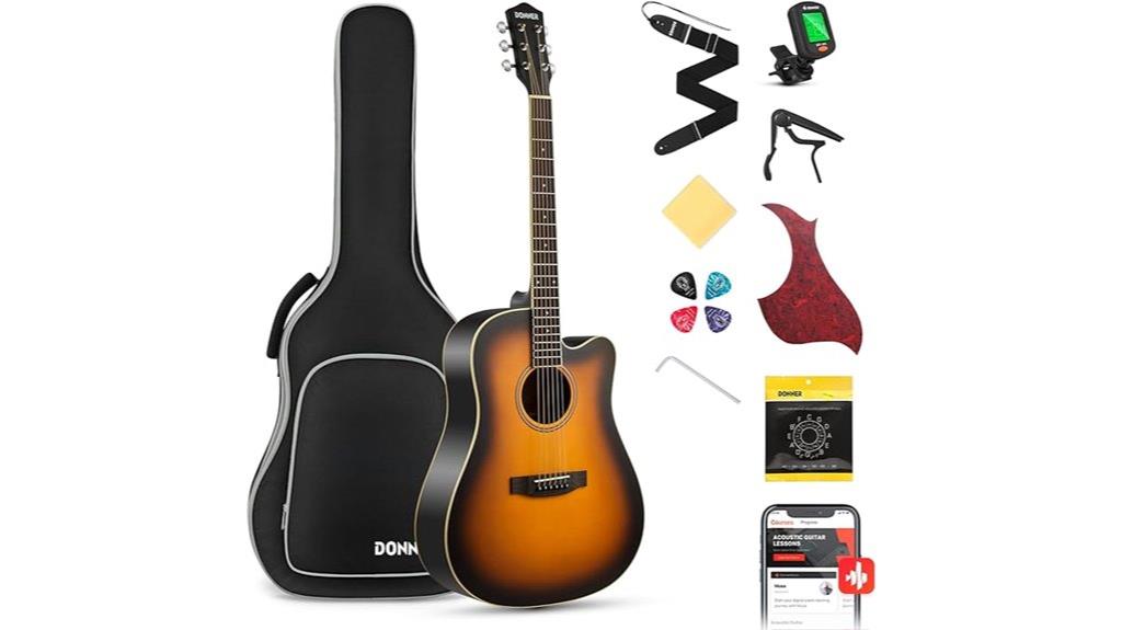beginner full size acoustic guitar