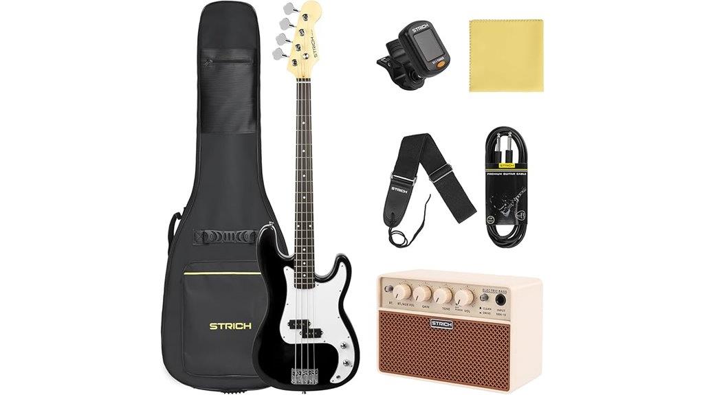 beginner full size electric bass