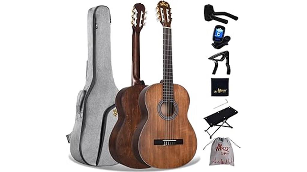 beginner s 39 inch brown guitar