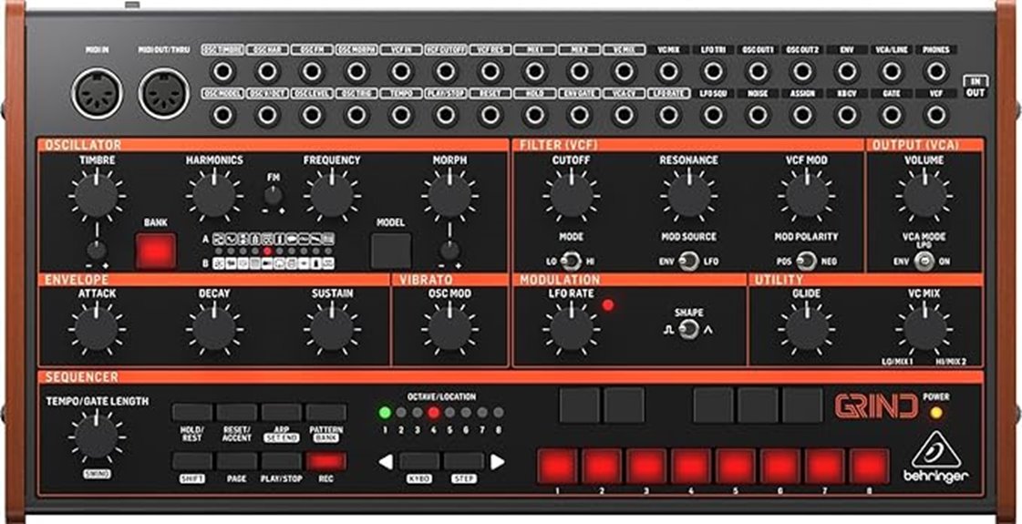 behringer semi modular synthesizer engine