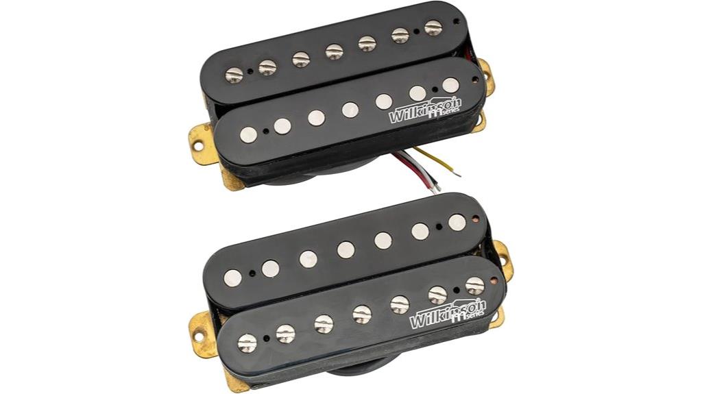 black 7 string guitar pickup