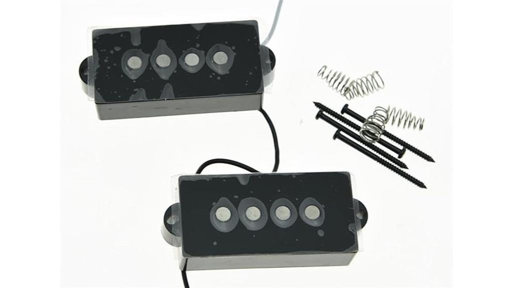 black alnico v bass pickups