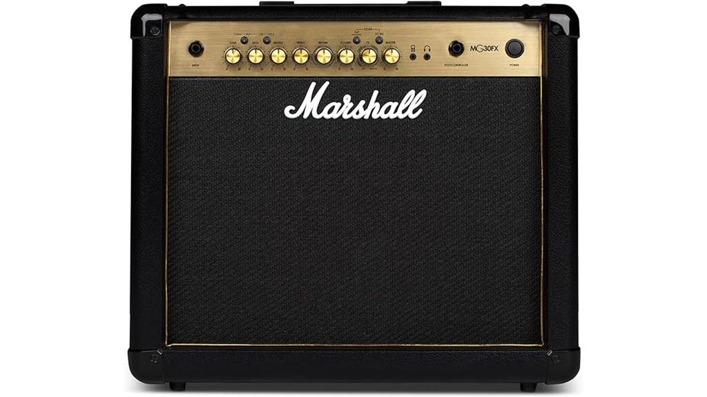 black guitar amplifier combo