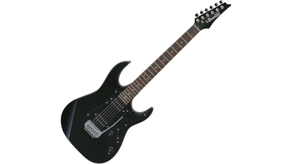 black night electric guitar