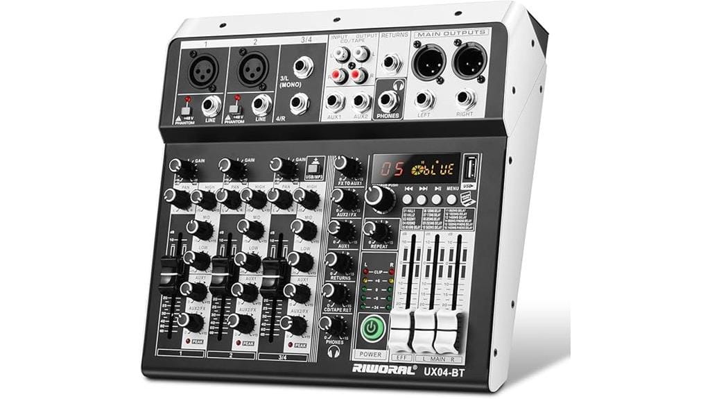 bluetooth 4 channel mixer