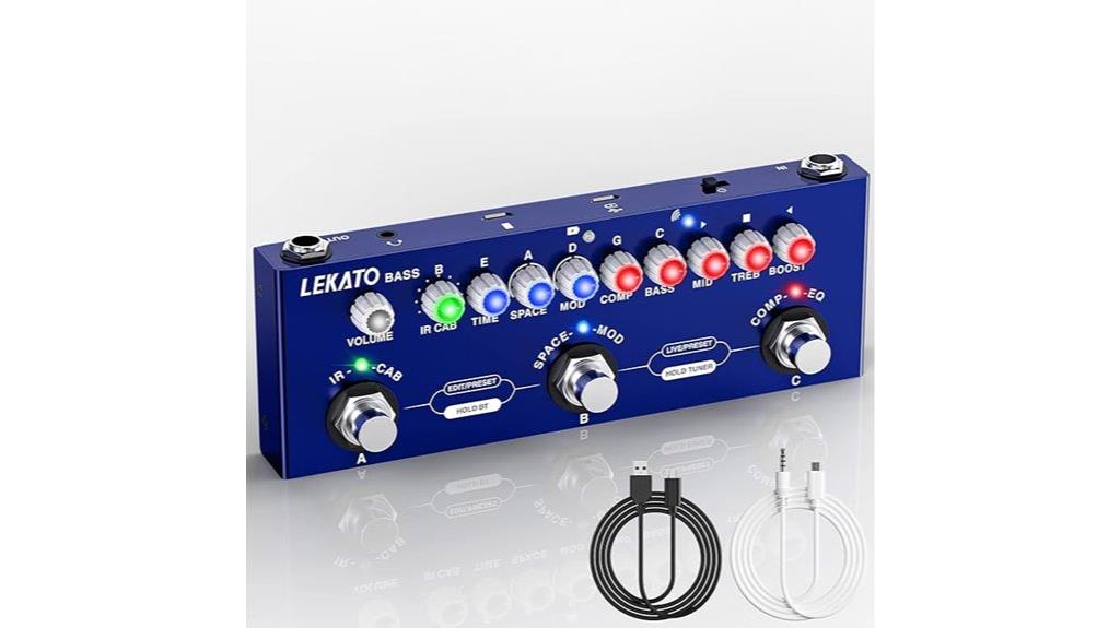 bluetooth bass effects pedal