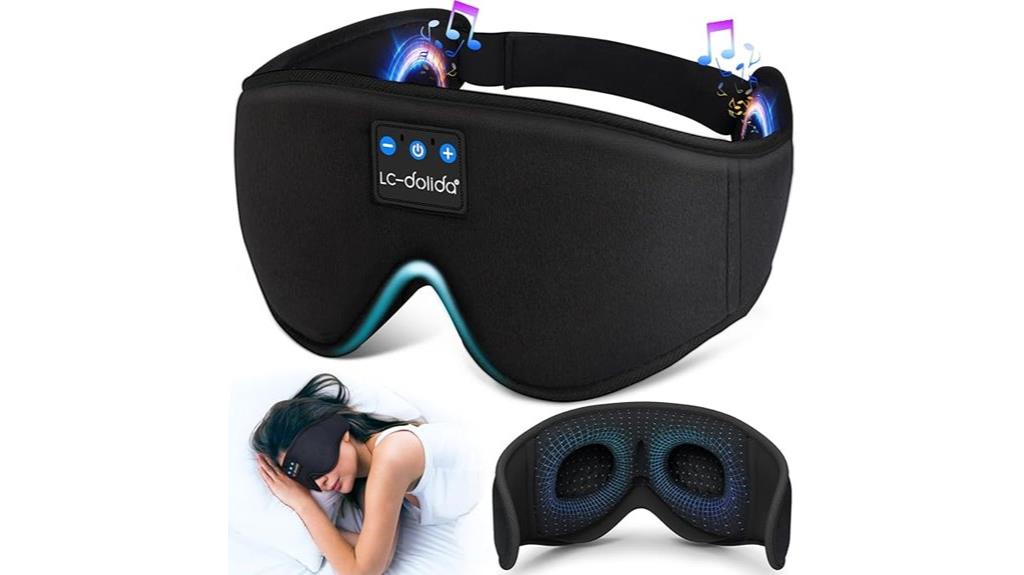 bluetooth sleep headphones mask