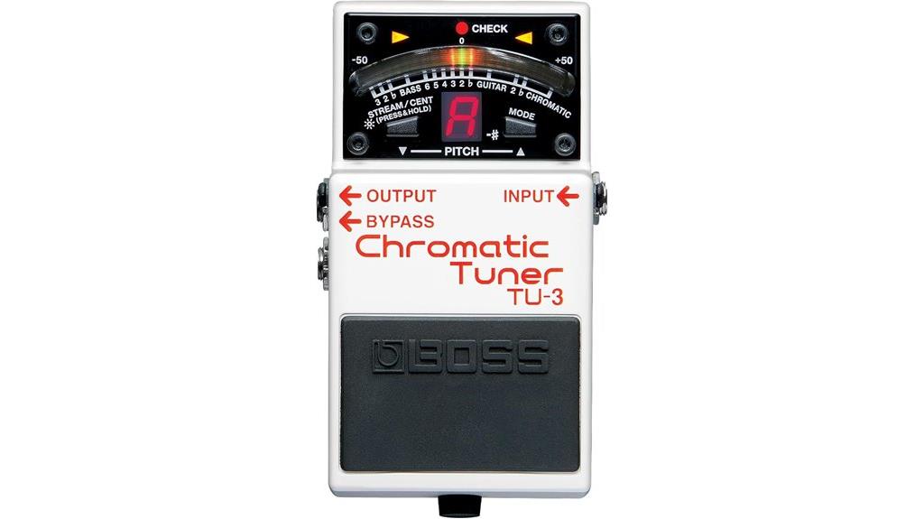 boss tu 3 tuner pedal