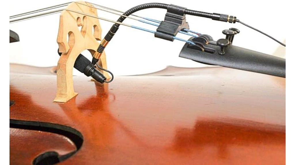cello microphone with connectors