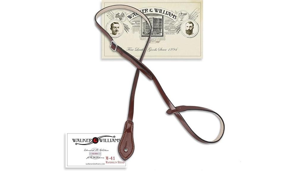 chestnut brown leather strap