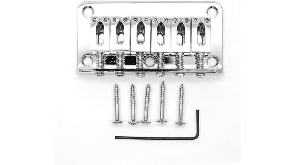 chrome hardtail bridge 6 string