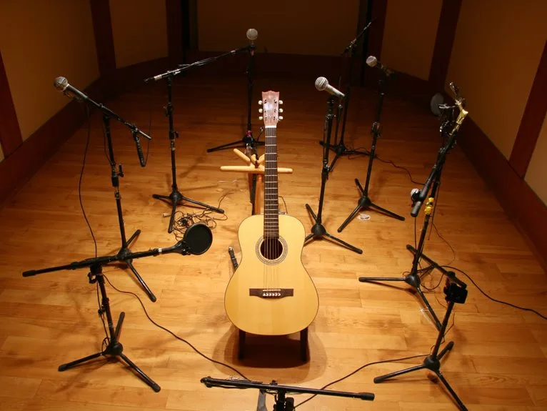 classical guitar recording microphones