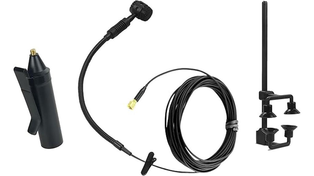 clip on condenser microphone system