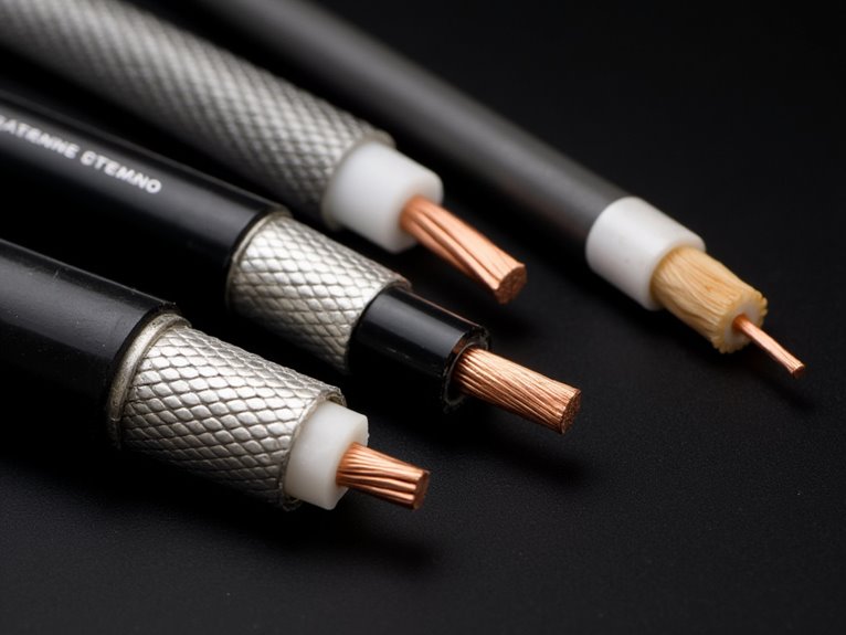 coaxial cable electromagnetic shielding