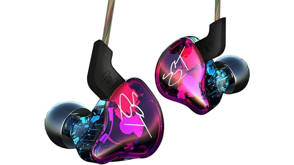 colorful hybrid gaming earphones