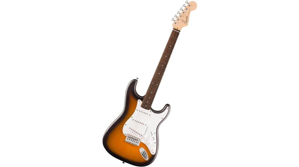 colorful stratocaster electric guitar