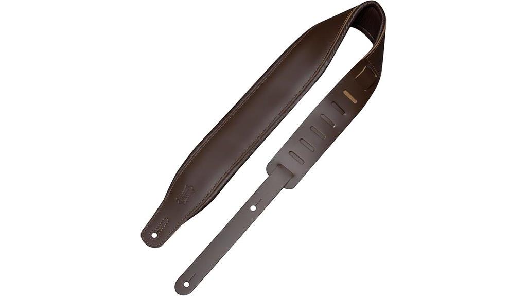 comfortable padded guitar strap