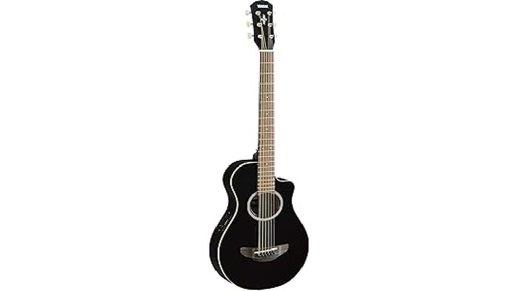 compact acoustic electric guitar