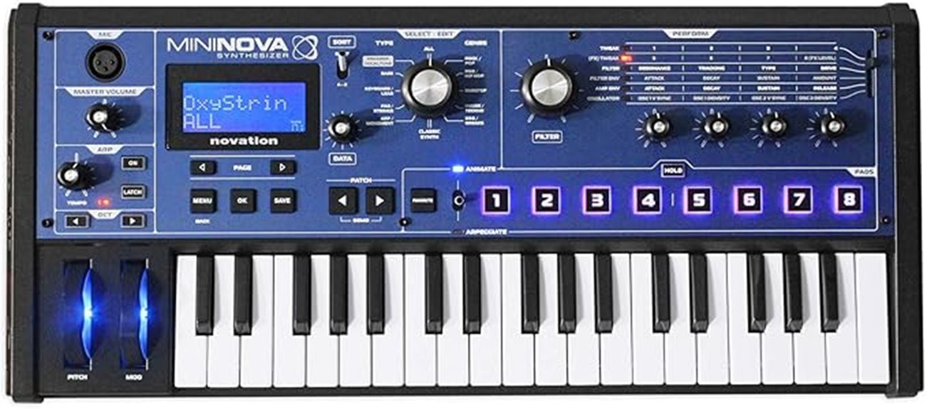 compact analogue modelling synth