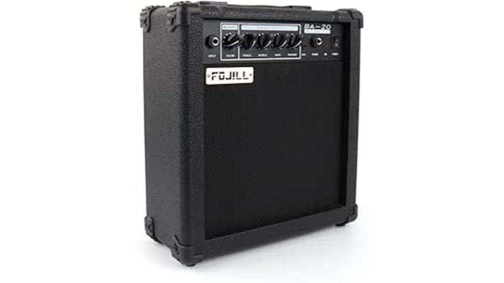 compact bass amplifier features