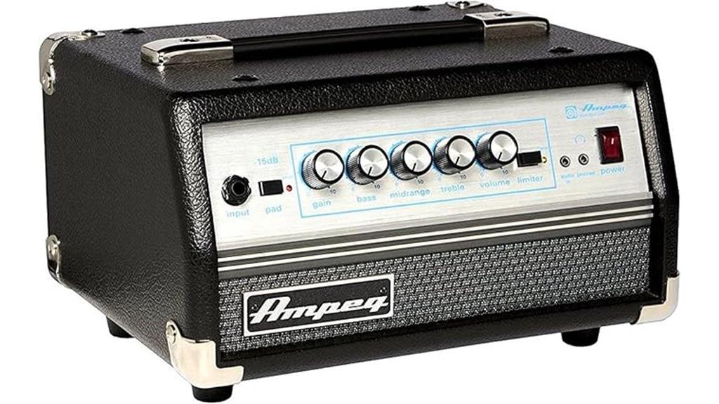 compact bass amplifier head