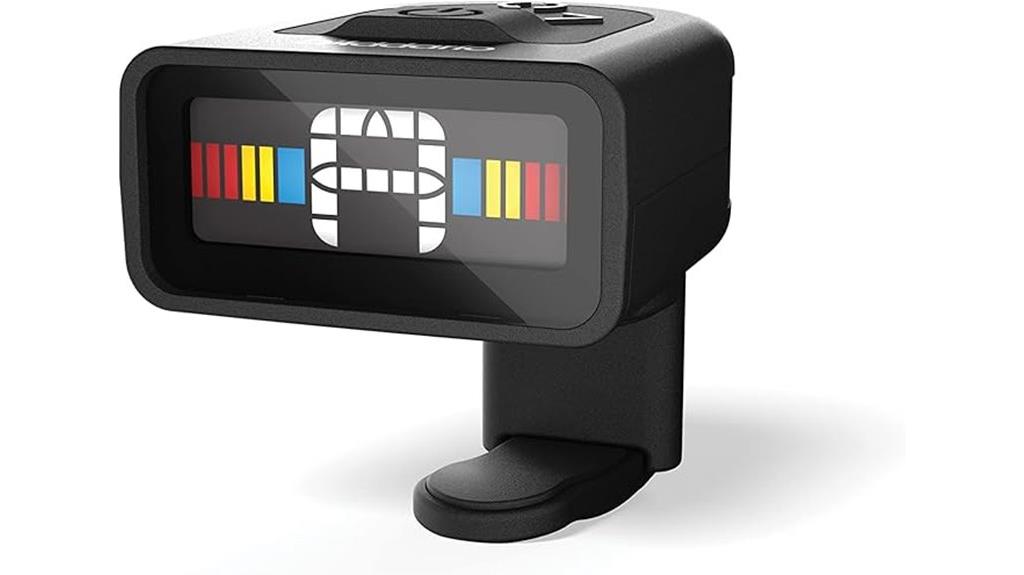 compact clip on tuner device