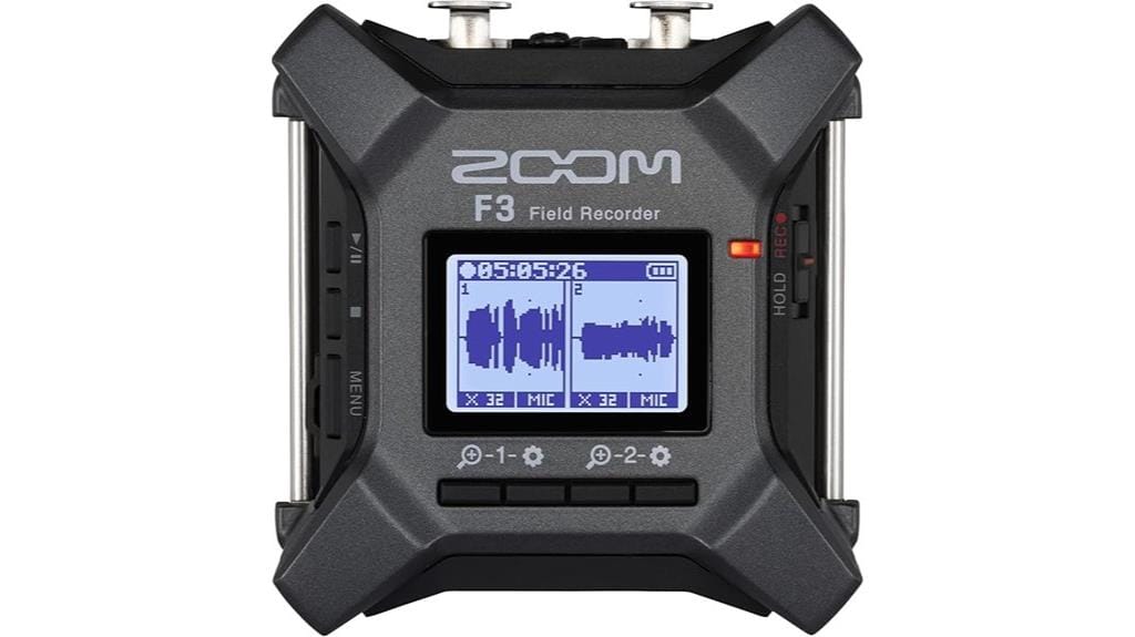 compact dual input audio recorder