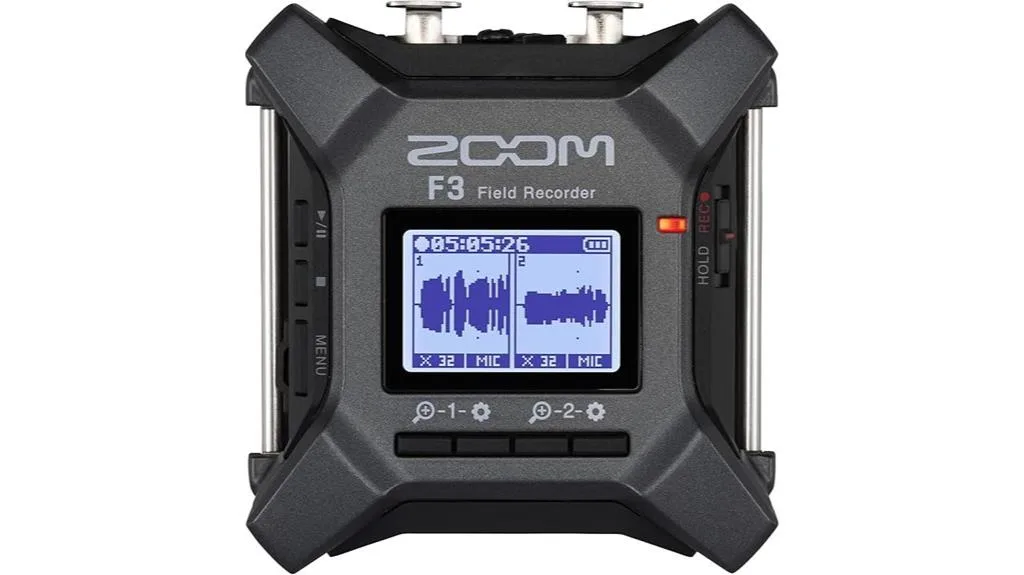compact dual input audio recorder