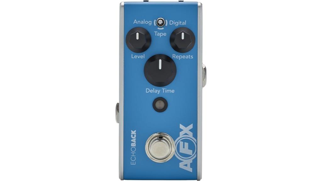 compact echo delay pedal