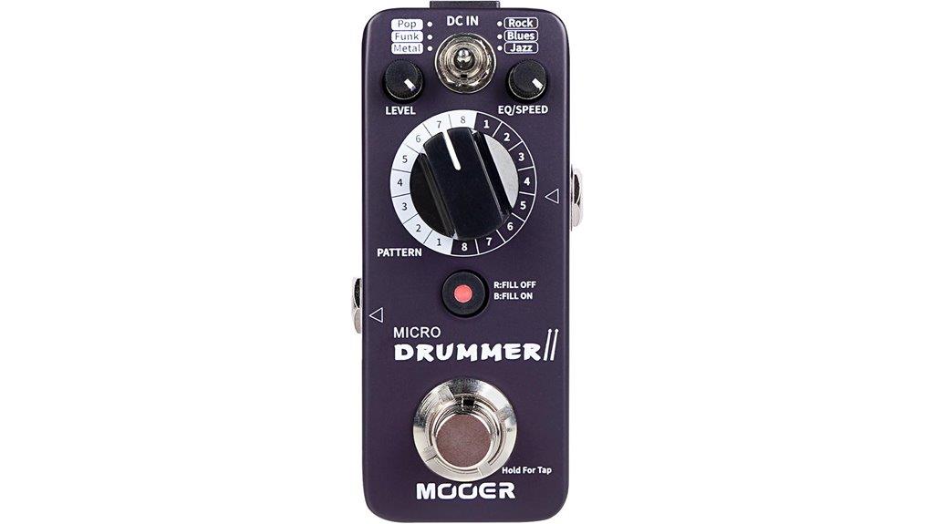 compact guitar drum machine