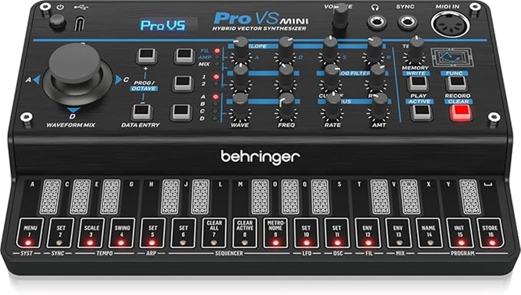 compact hybrid synthesizer design