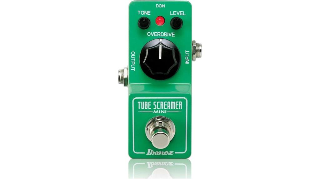 compact overdrive guitar pedal