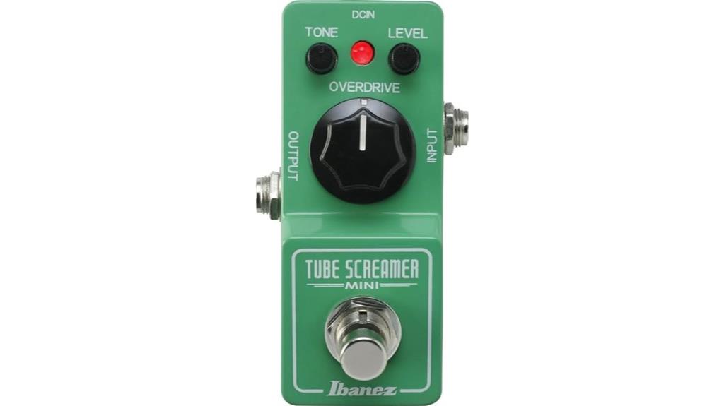 compact overdrive guitar pedal