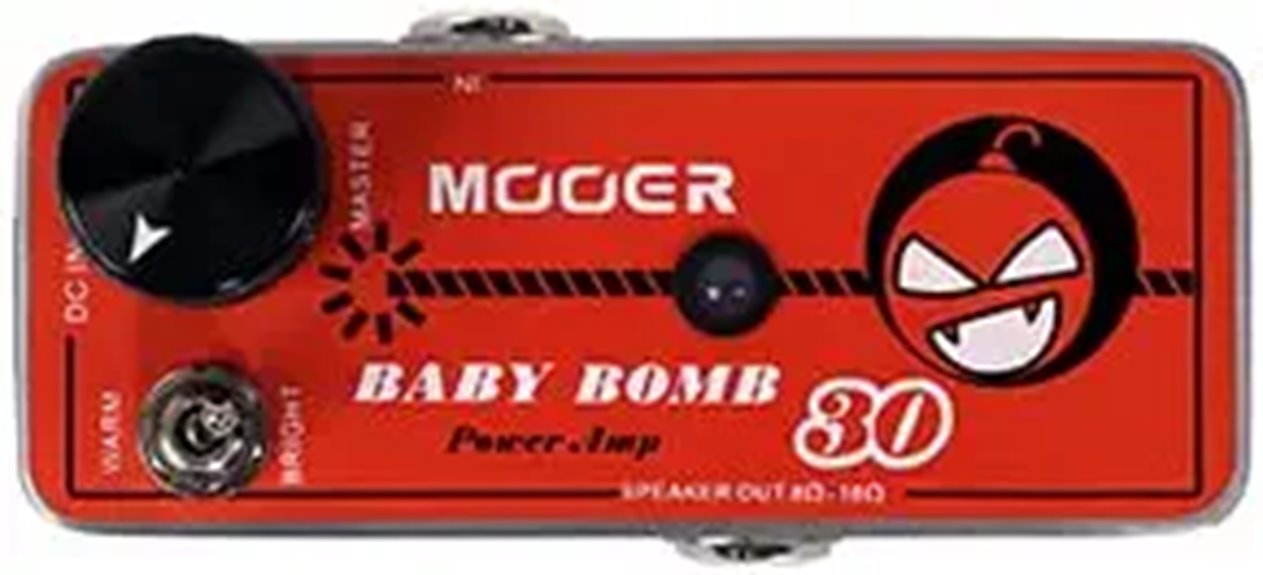 compact power amplifier pedal