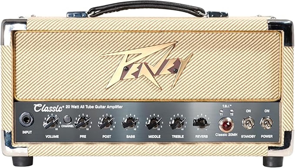 compact tube amp head