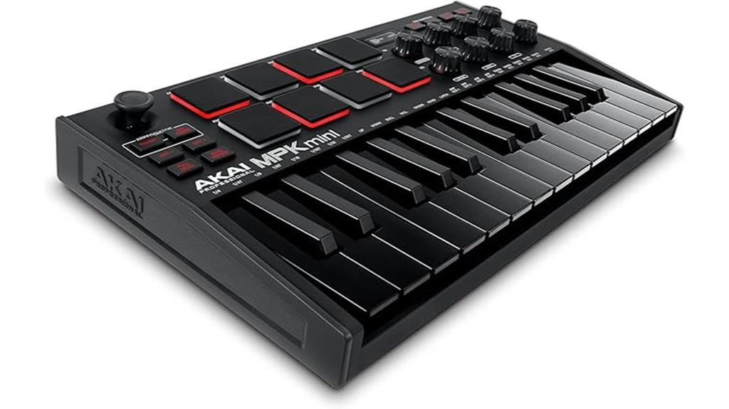 compact usb midi keyboard