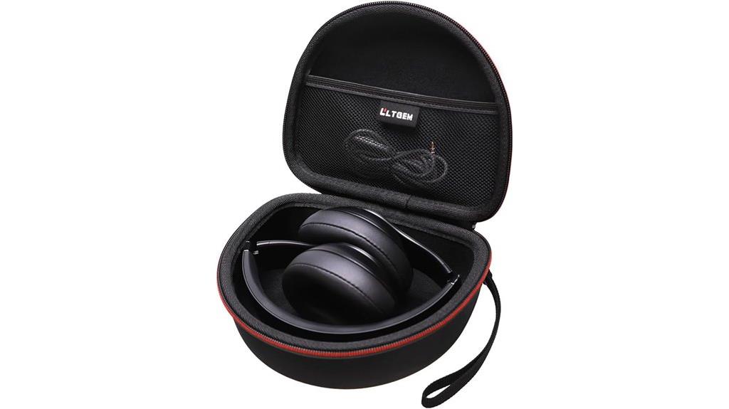compatible headphone case black
