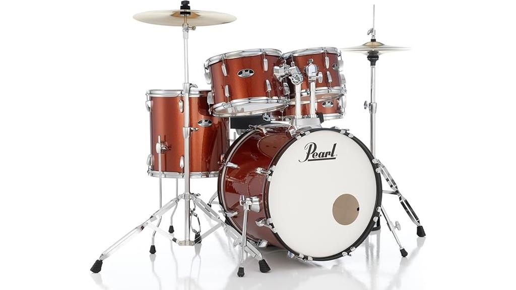 complete 5 piece drum set