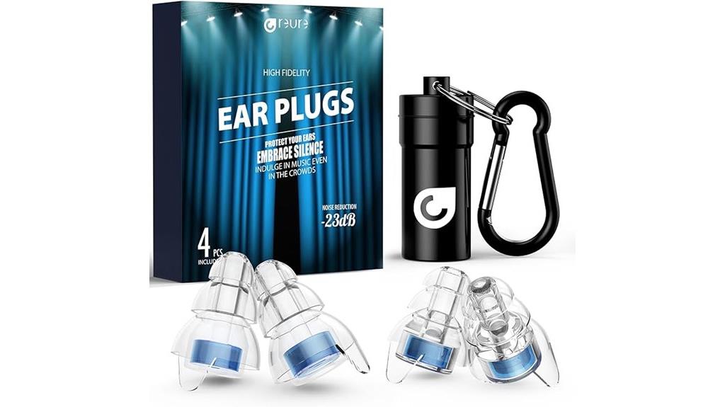 concert ear plugs set