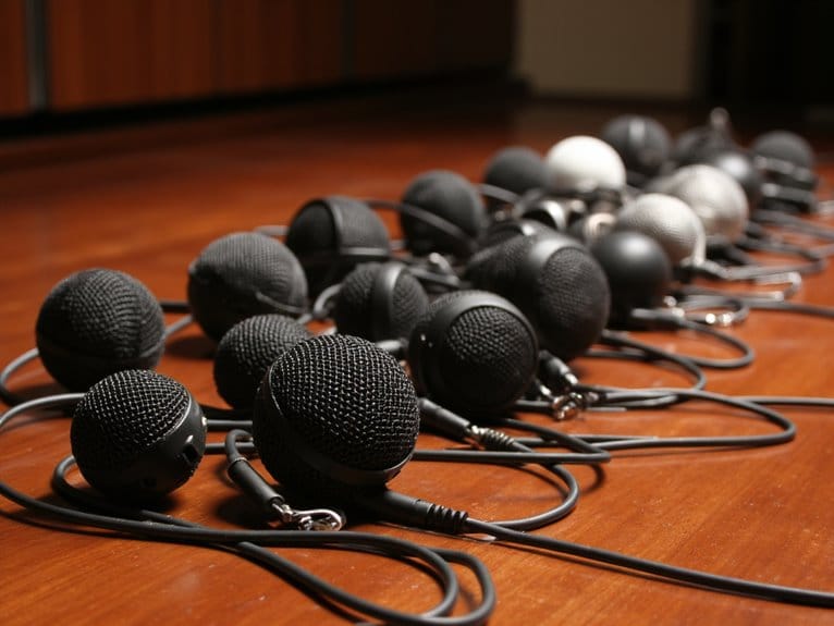 crystal clear lapel mics