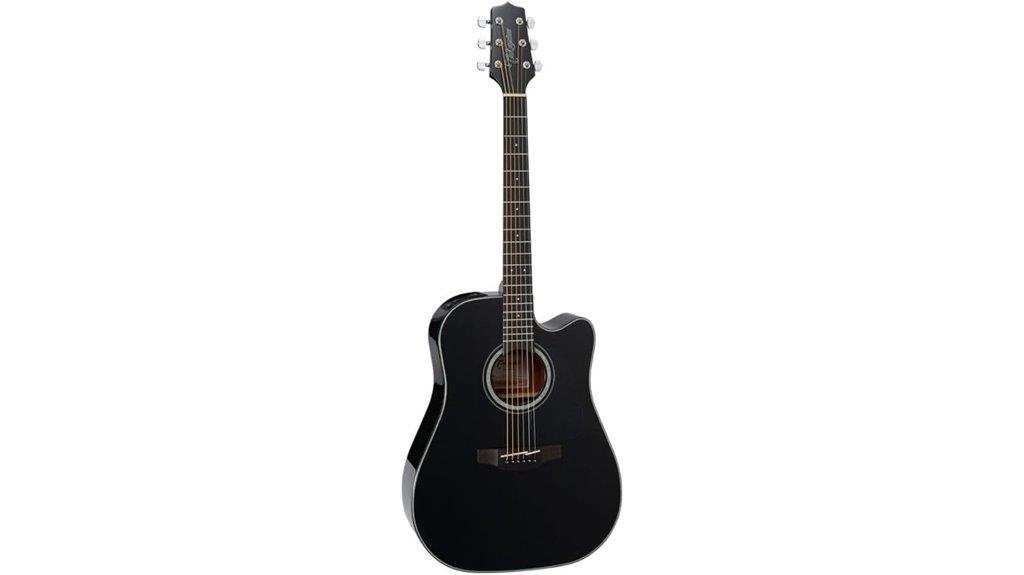 cutaway dreadnought guitar black