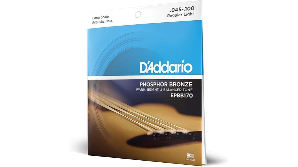 d addario acoustic bass strings