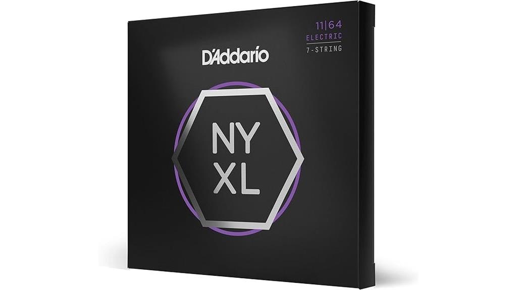 daddario 7 string guitar strings